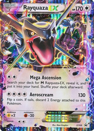 Rayquaza EX (XY69) (Jumbo Card) [XY: Black Star Promos] | Galactic Gamez