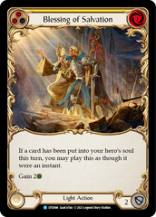 Blessing of Salvation (Yellow) [DTD086] (Dusk Till Dawn)  Rainbow Foil | Galactic Gamez