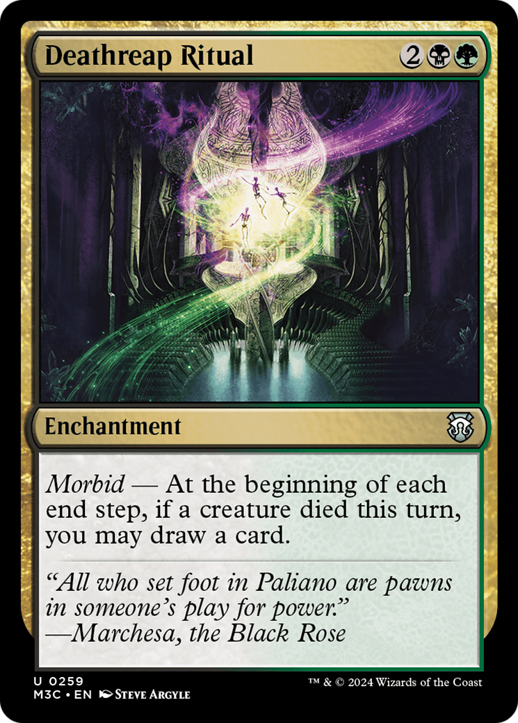 Deathreap Ritual (Ripple Foil) [Modern Horizons 3 Commander] | Galactic Gamez