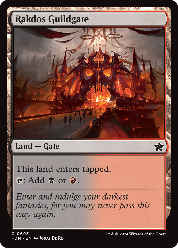 Rakdos Guildgate [Foundations] | Galactic Gamez