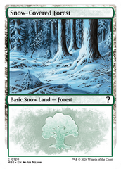 Snow-Covered Forest (White Border) [Mystery Booster 2] | Galactic Gamez