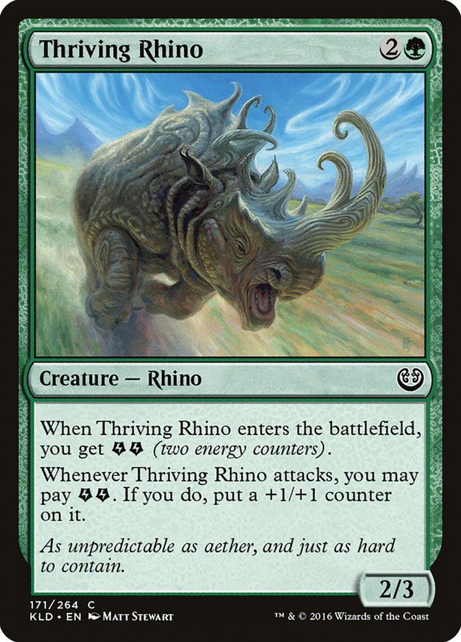 Thriving Rhino [Kaladesh] | Galactic Gamez