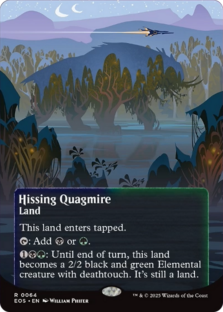 Hissing Quagmire (0064) (Borderless) [Edge of Eternities: Stellar Sights] | Galactic Gamez