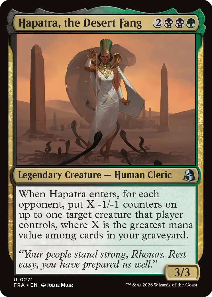 Hapatra, the Desert Fang [Reality Fracture] | Galactic Gamez