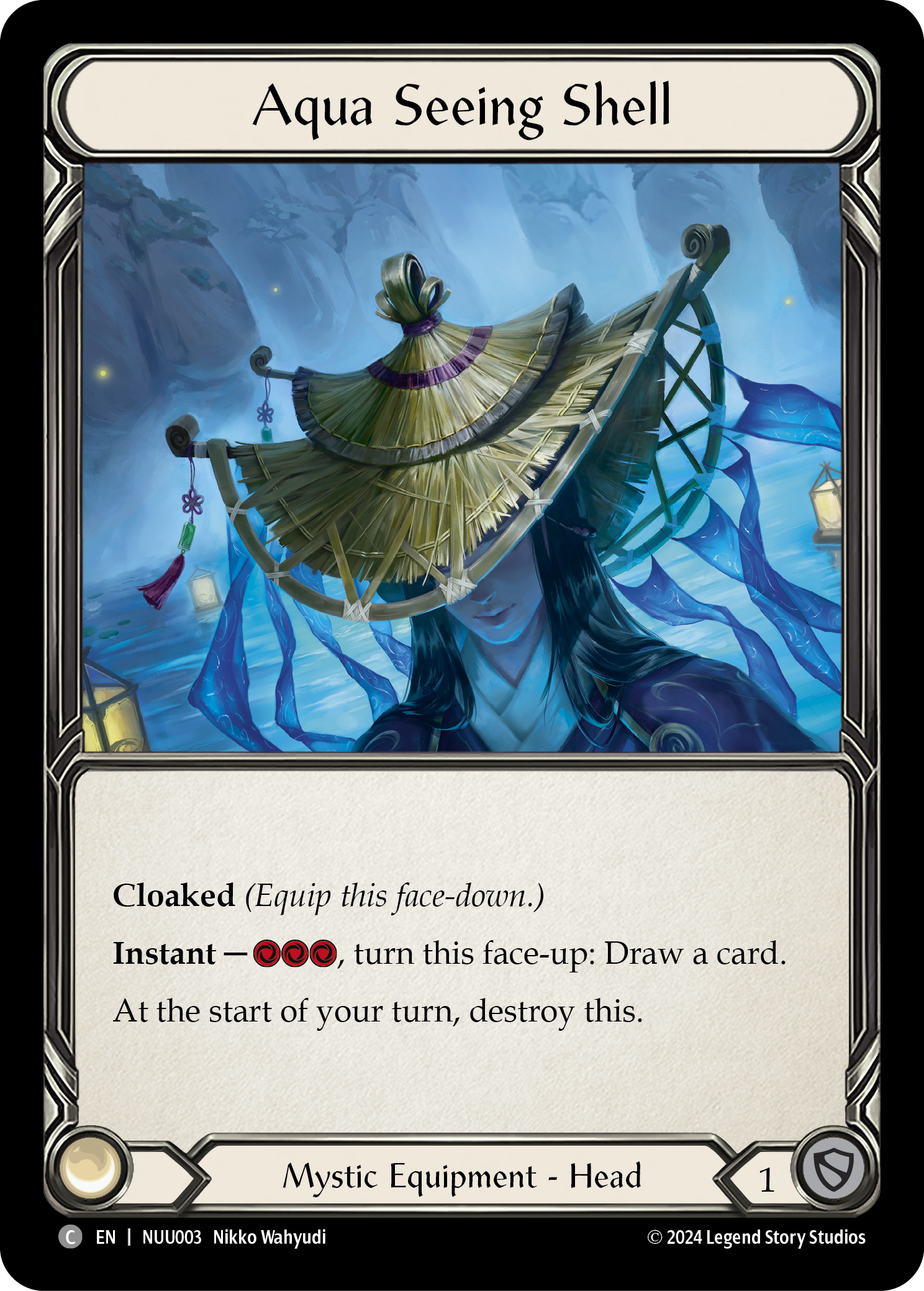 Aqua Seeing Shell [NUU003] (Part the Mistveil Nuu Blitz Deck) | Galactic Gamez