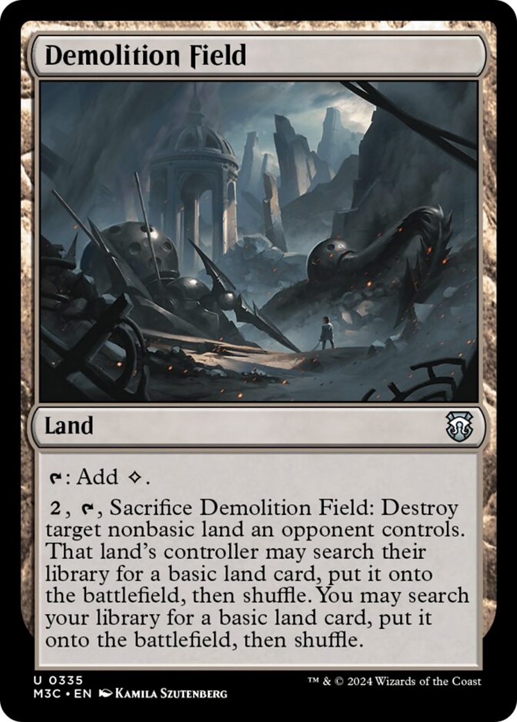 Demolition Field (Ripple Foil) [Modern Horizons 3 Commander] | Galactic Gamez