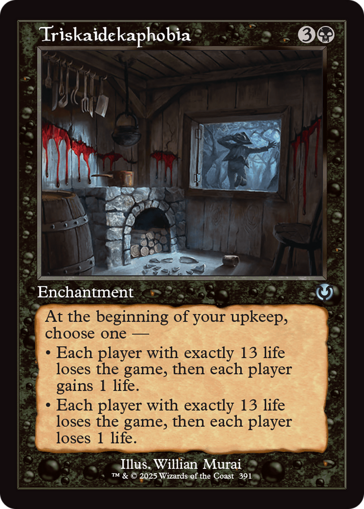 Triskaidekaphobia (Retro Frame) [Innistrad Remastered] | Galactic Gamez