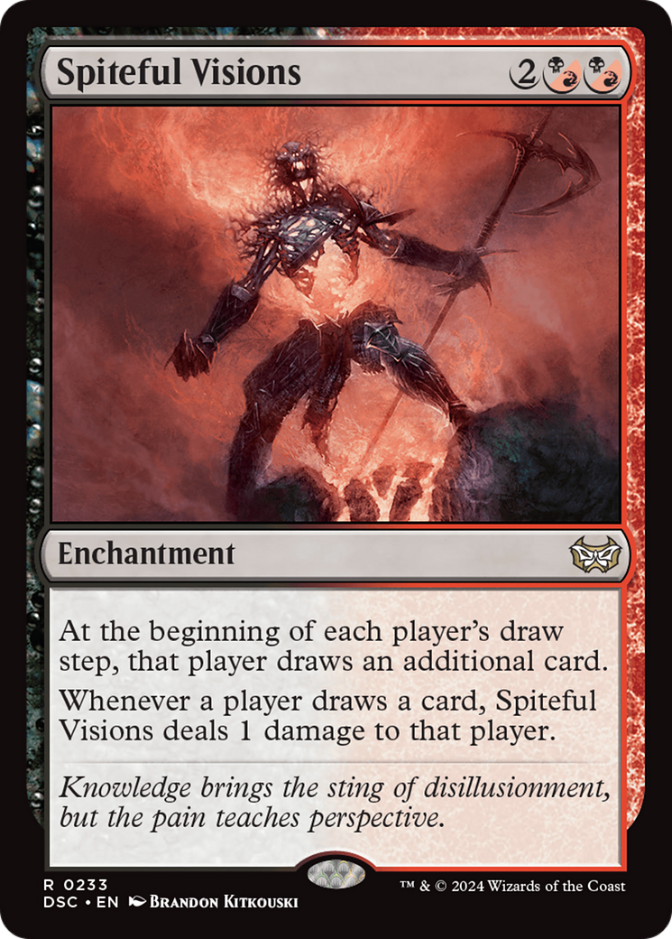 Spiteful Visions [Duskmourn: House of Horror Commander] | Galactic Gamez