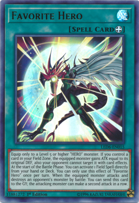 Favorite Hero [LED6-EN015] Ultra Rare | Galactic Gamez