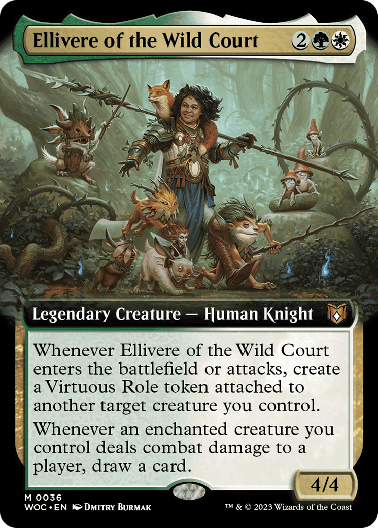 Ellivere of the Wild Court (Extended Art) [Wilds of Eldraine Commander] | Galactic Gamez