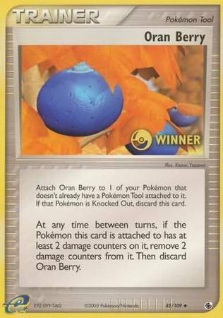 Oran Berry (85/109) (Winner) [EX: Ruby & Sapphire] | Galactic Gamez