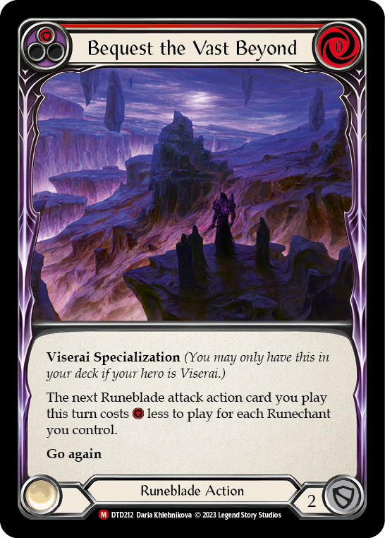 Bequest the Vast Beyond [DTD212] (Dusk Till Dawn)  Rainbow Foil | Galactic Gamez
