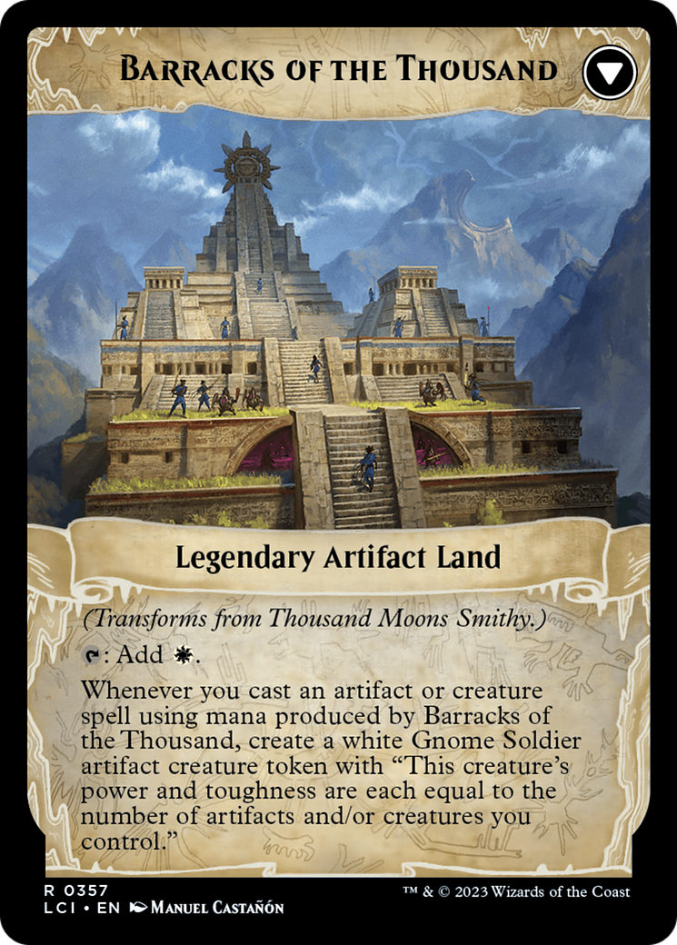 Thousand Moons Smithy (Extended Art) // Barracks of the Thousand [The Lost Caverns of Ixalan] | Galactic Gamez