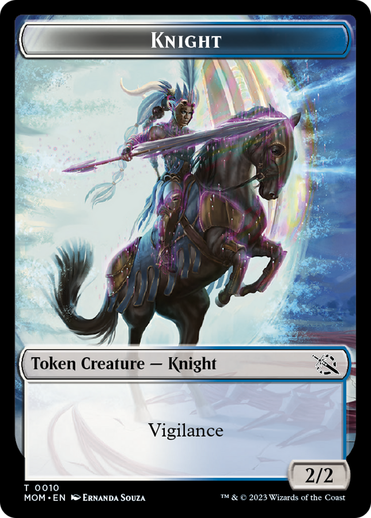 Knight Token [March of the Machine Tokens] | Galactic Gamez