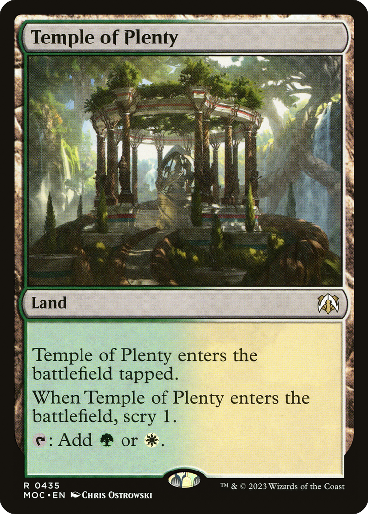 Temple of Plenty [March of the Machine Commander] | Galactic Gamez