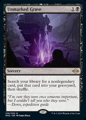 Unmarked Grave [Modern Horizons 2] | Galactic Gamez