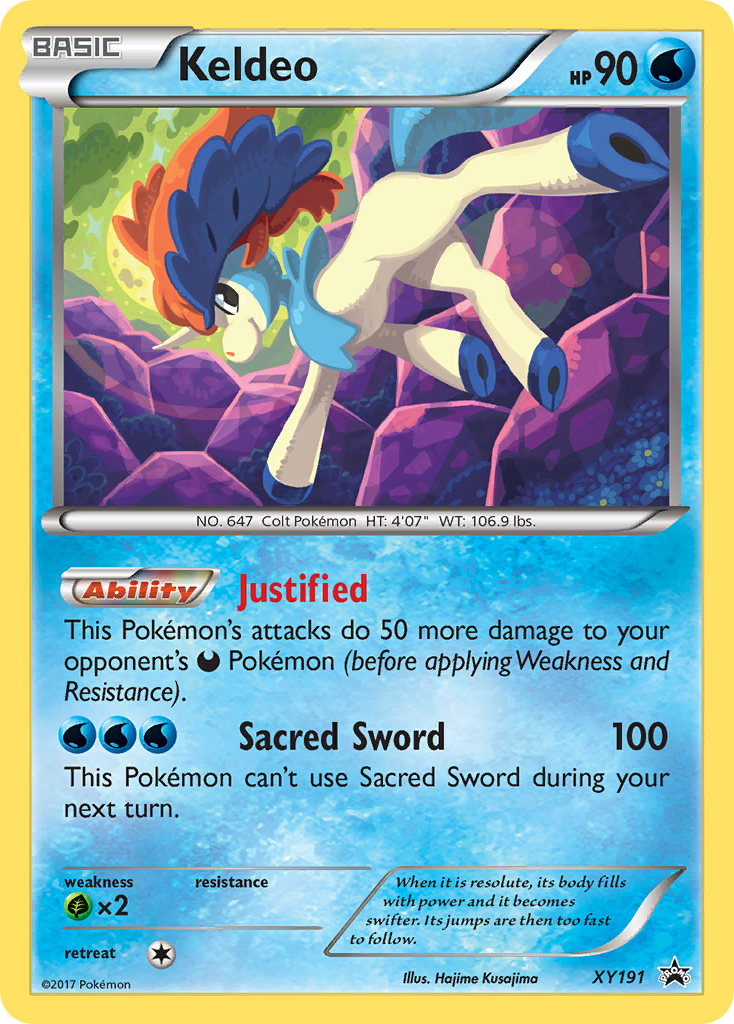 Keldeo (XY191) [XY: Black Star Promos] | Galactic Gamez