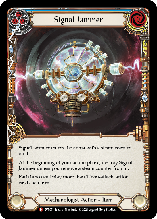 Signal Jammer [EVR071] (Everfest)  1st Edition Rainbow Foil | Galactic Gamez