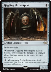 Giggling Skitterspike (Extended Art) [Duskmourn: House of Horror Commander] | Galactic Gamez