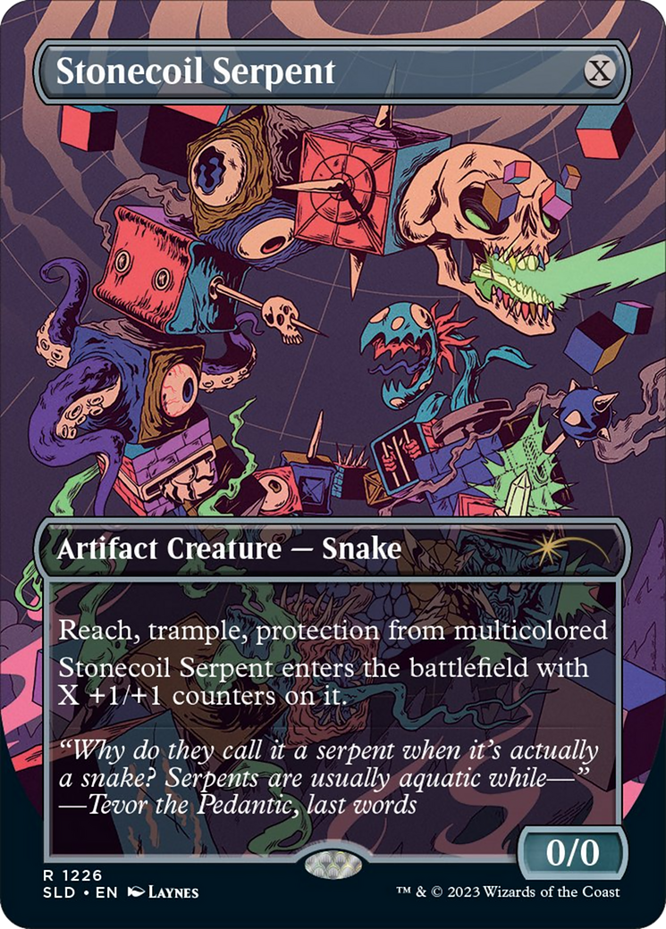 Stonecoil Serpent (Borderless) [Secret Lair Drop Series] | Galactic Gamez