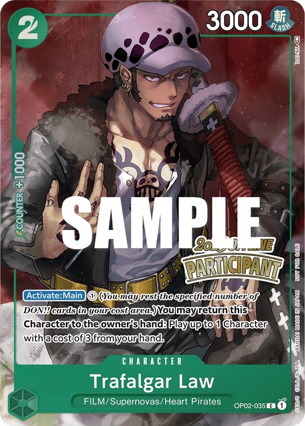 Trafalgar Law (Offline Regional 2023) [Participant] [One Piece Promotion Cards] | Galactic Gamez