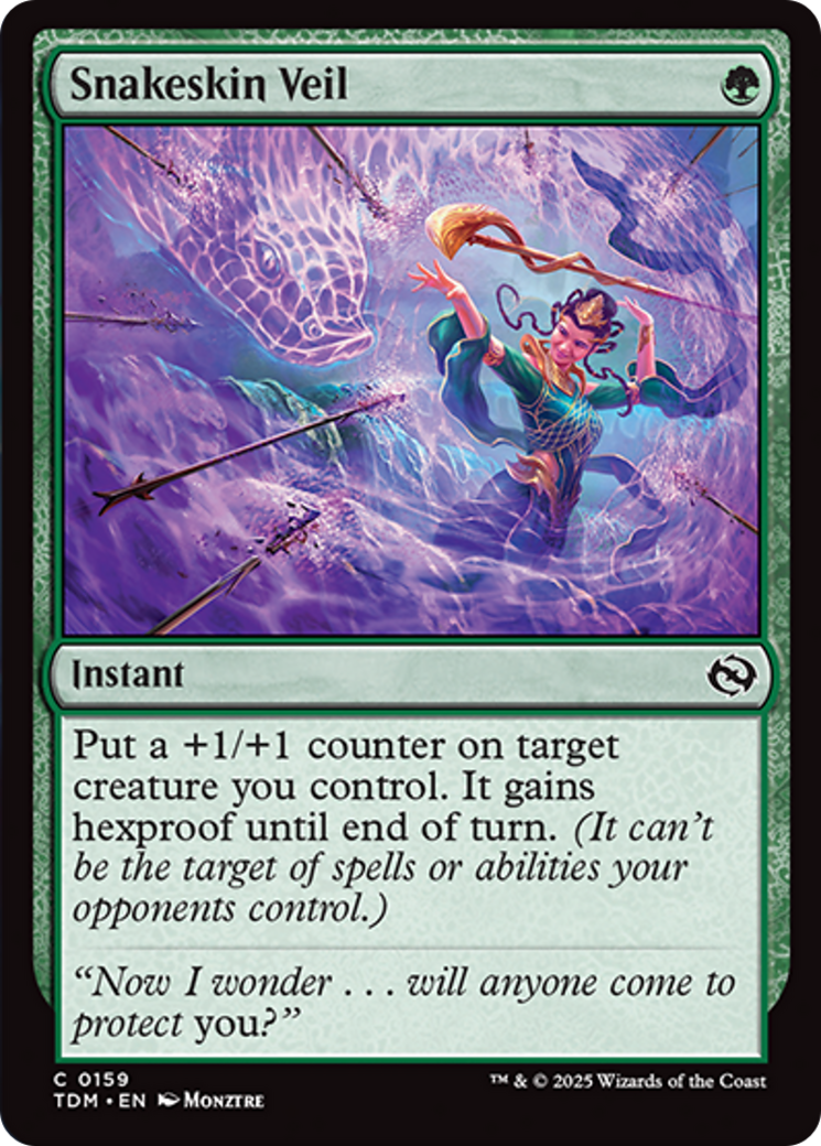 Snakeskin Veil [Tarkir: Dragonstorm] | Galactic Gamez