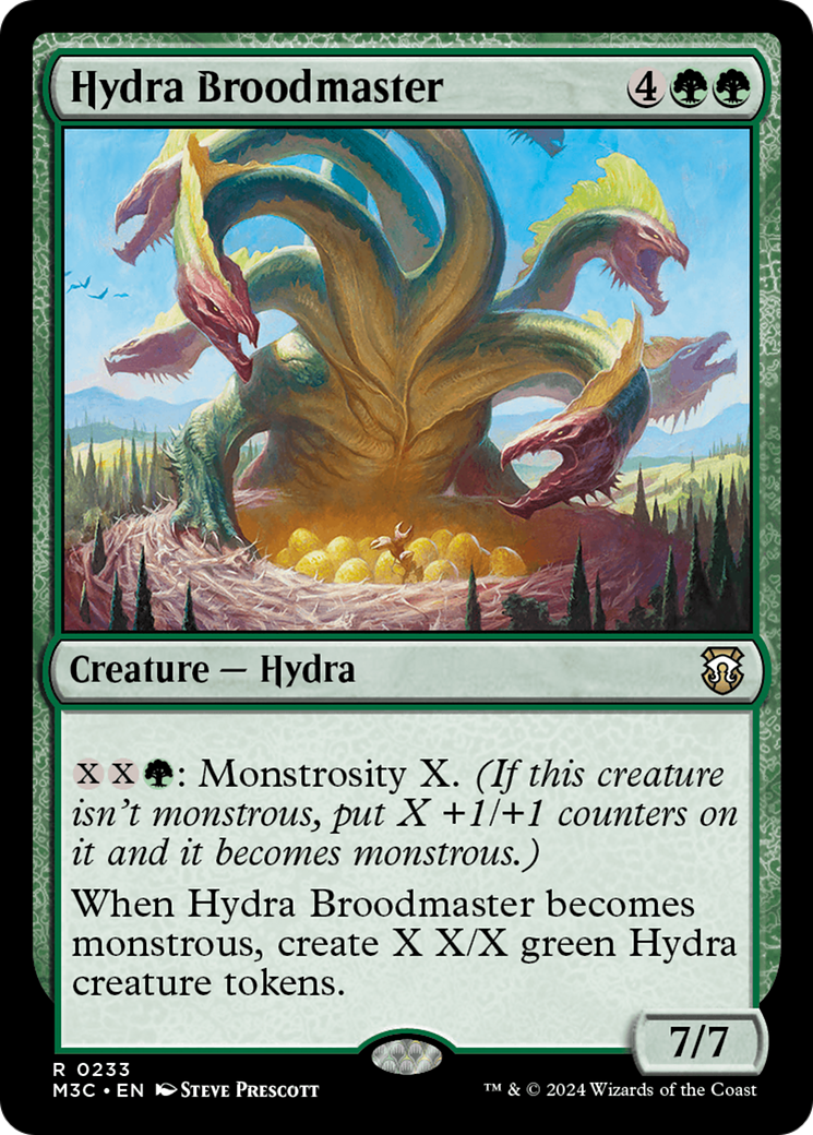 Hydra Broodmaster (Ripple Foil) [Modern Horizons 3 Commander] | Galactic Gamez