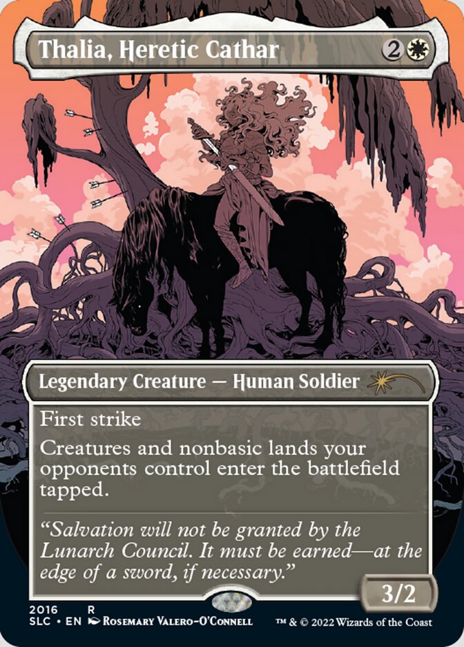 Thalia, Heretic Cathar (Borderless) [Secret Lair Countdown Kit] | Galactic Gamez