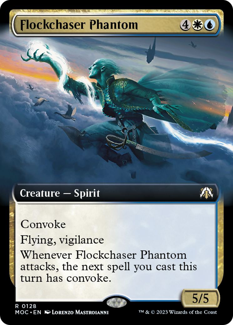 Flockchaser Phantom (Extended Art) [March of the Machine Commander] | Galactic Gamez