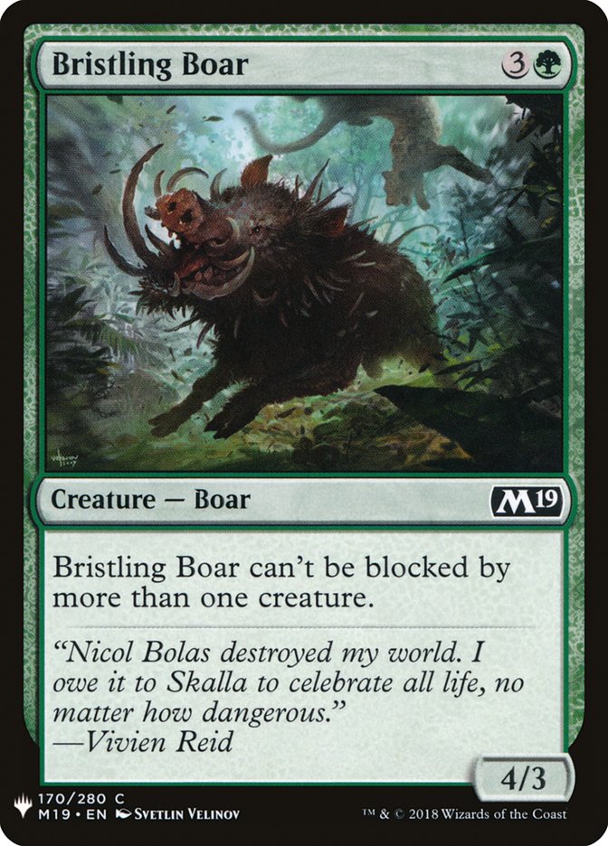Bristling Boar [Mystery Booster] | Galactic Gamez