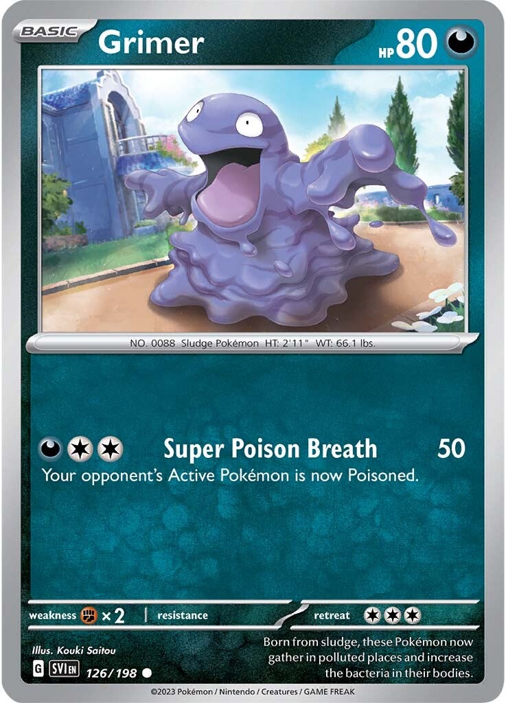 Grimer (126/198) [Scarlet & Violet: Base Set] | Galactic Gamez