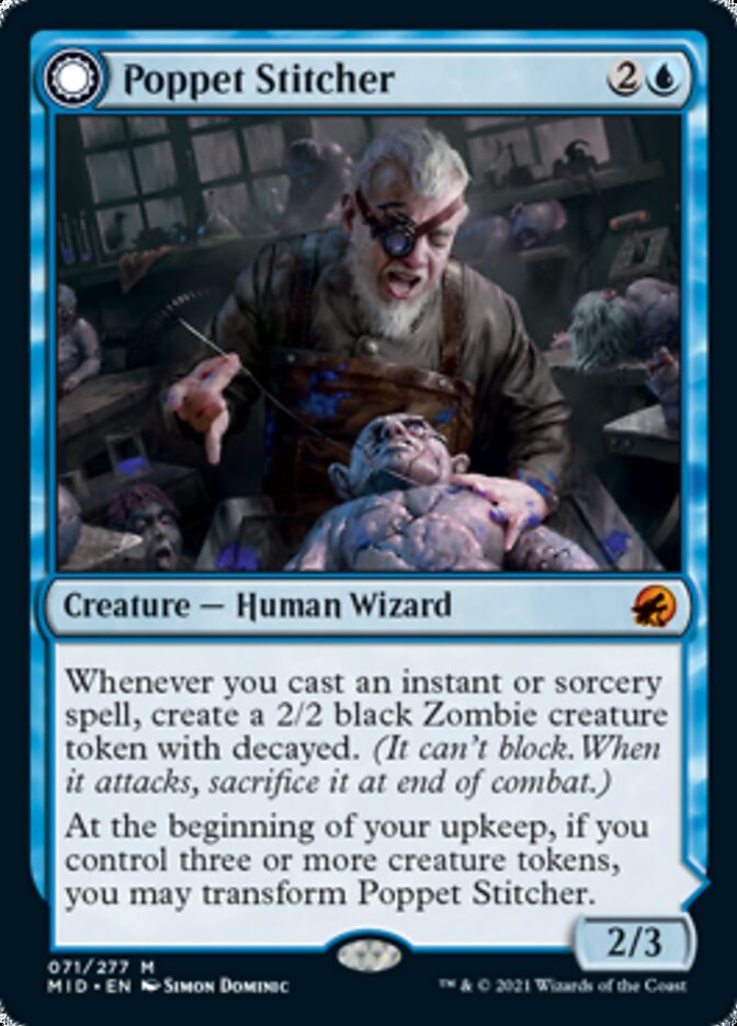 Poppet Stitcher // Poppet Factory [Innistrad: Midnight Hunt] | Galactic Gamez