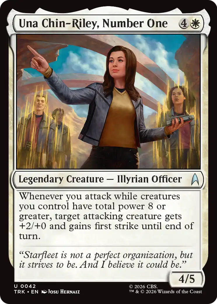 Una Chin-Riley, Number One [Star Trek] | Galactic Gamez