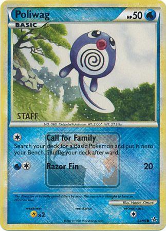 Poliwag (58/95) (League Promo Staff) [HeartGold & SoulSilver: Unleashed] | Galactic Gamez