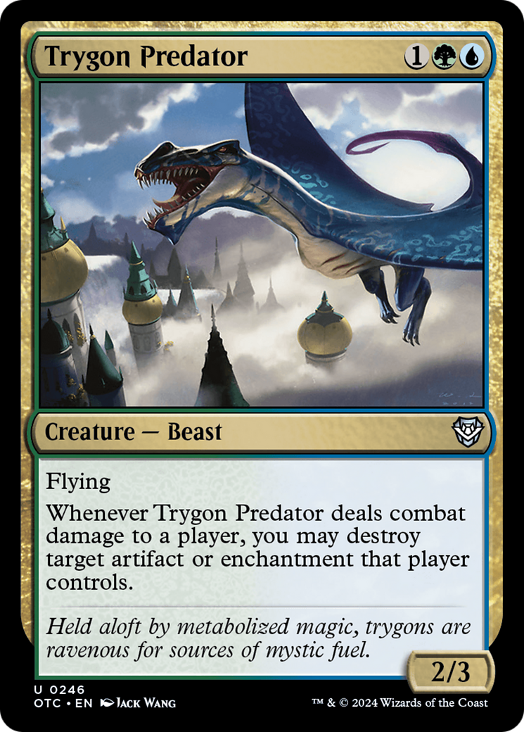 Trygon Predator [Outlaws of Thunder Junction Commander] | Galactic Gamez