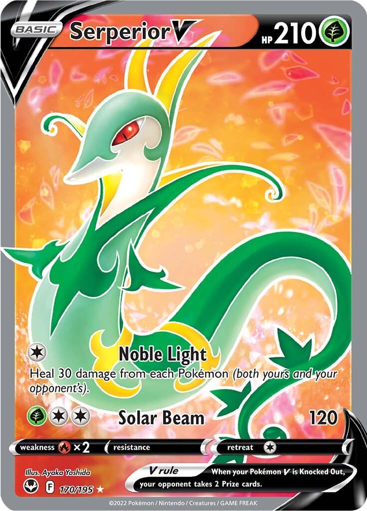 Serperior V (170/195) [Sword & Shield: Silver Tempest] | Galactic Gamez