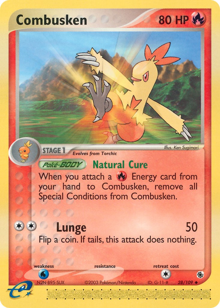 Combusken (28/109) [EX: Ruby & Sapphire] | Galactic Gamez