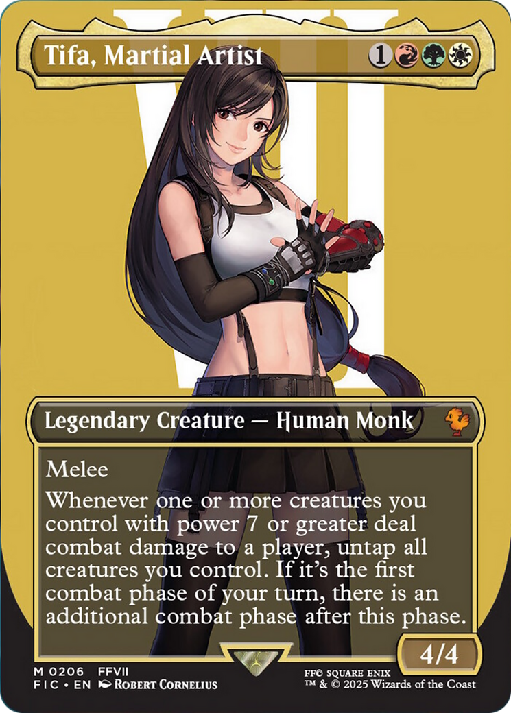 Tifa, Martial Artist (Borderless) [FINAL FANTASY Commander] | Galactic Gamez