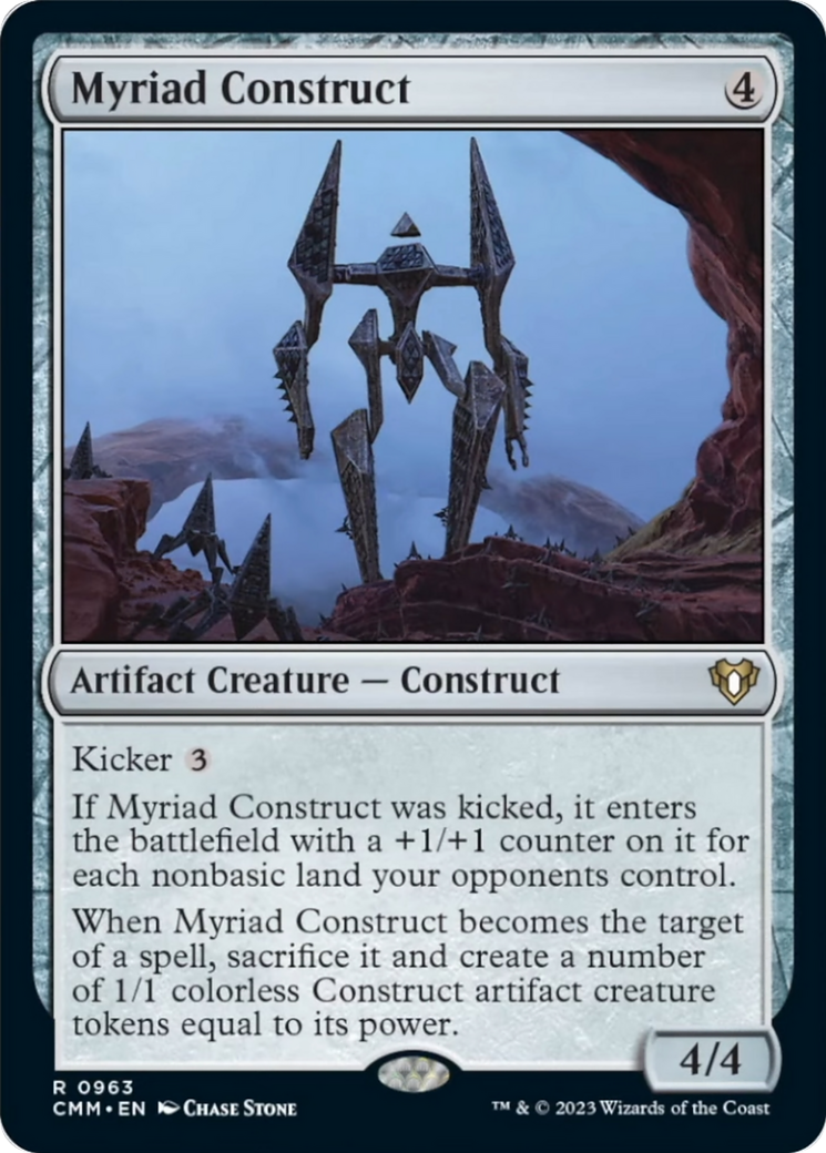 Myriad Construct [Commander Masters] | Galactic Gamez