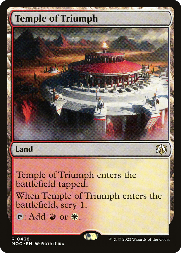 Temple of Triumph [March of the Machine Commander] | Galactic Gamez