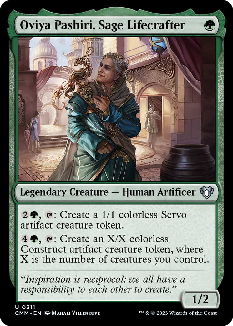 Oviya Pashiri, Sage Lifecrafter [Commander Masters] | Galactic Gamez