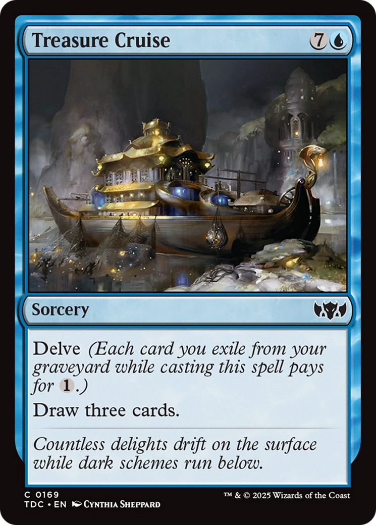 Treasure Cruise [Tarkir: Dragonstorm Commander] | Galactic Gamez