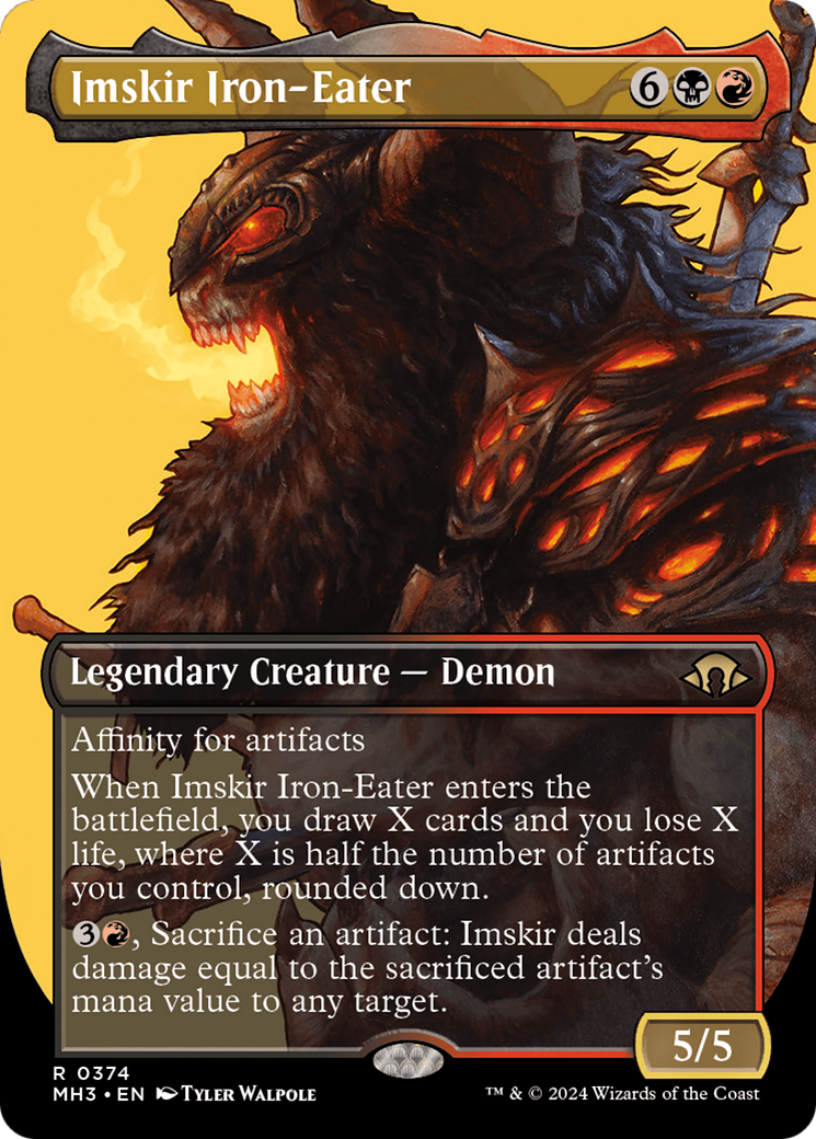 Imskir Iron-Eater (Borderless) [Modern Horizons 3] | Galactic Gamez