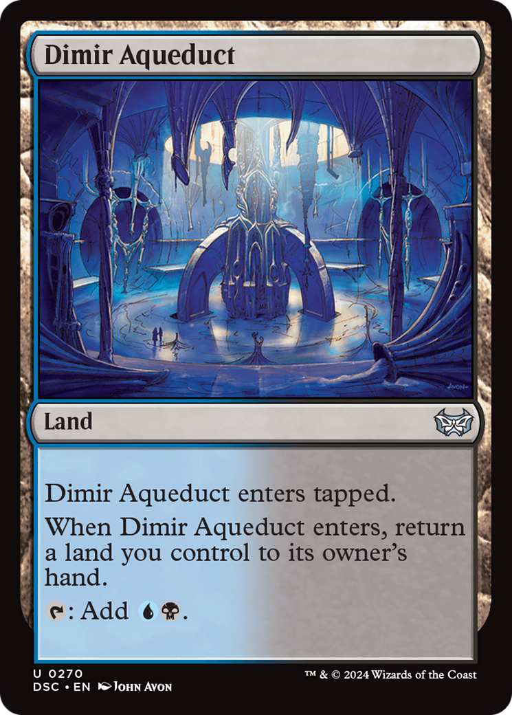 Dimir Aqueduct [Duskmourn: House of Horror Commander] | Galactic Gamez