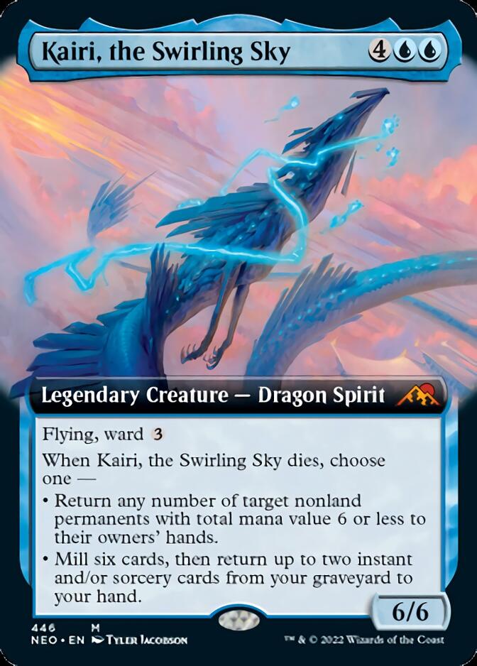 Kairi, the Swirling Sky (Extended Art) [Kamigawa: Neon Dynasty] | Galactic Gamez