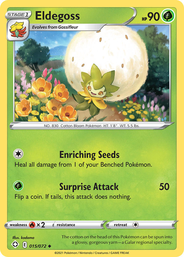 Eldegoss (015/072) [Sword & Shield: Shining Fates] | Galactic Gamez