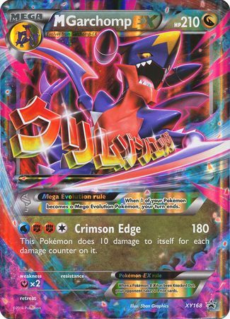 M Garchomp EX (XY168) (Jumbo Card) [XY: Black Star Promos] | Galactic Gamez