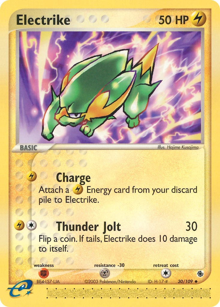 Electrike (30/109) [EX: Ruby & Sapphire] | Galactic Gamez