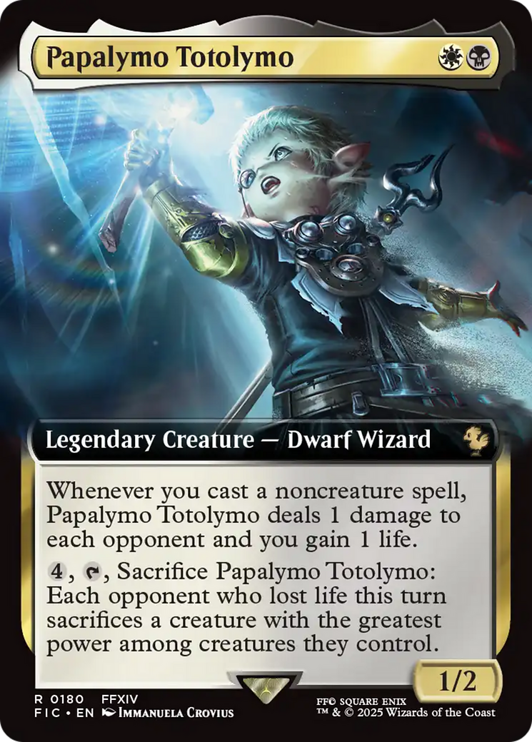 Papalymo Totolymo (Extended Art) [FINAL FANTASY Commander] | Galactic Gamez