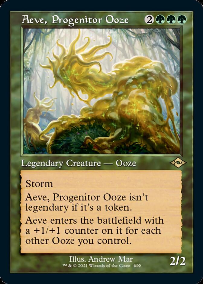 Aeve, Progenitor Ooze (Retro Foil Etched) [Modern Horizons 2] | Galactic Gamez